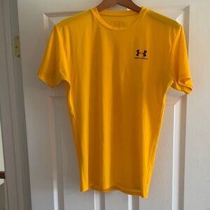 Under Armour Men's Bright Yellow Short Sleeve Tee